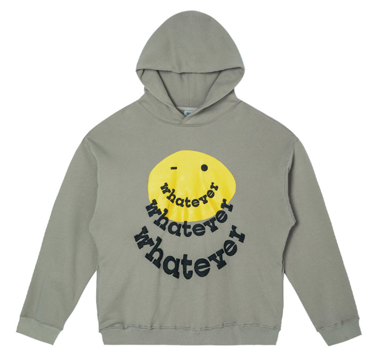 F2CE Foam Smiley Print Pullover Hoodie | Face 3 Face