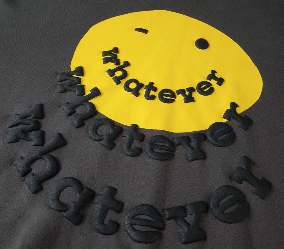 F2CE Foam Smiley Print Pullover Hoodie | Face 3 Face