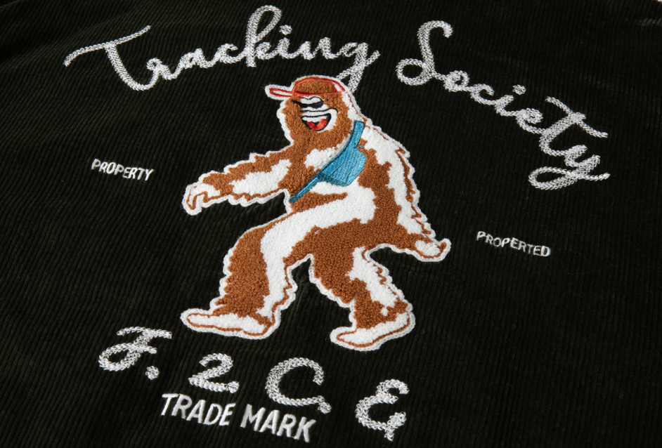 F2CE Embroidered Corduroy Varsity Jacket | Face 3 Face