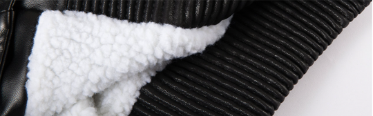 F2CE Leather Embroidery LOGO Varsity Jacket | Face 3 Face