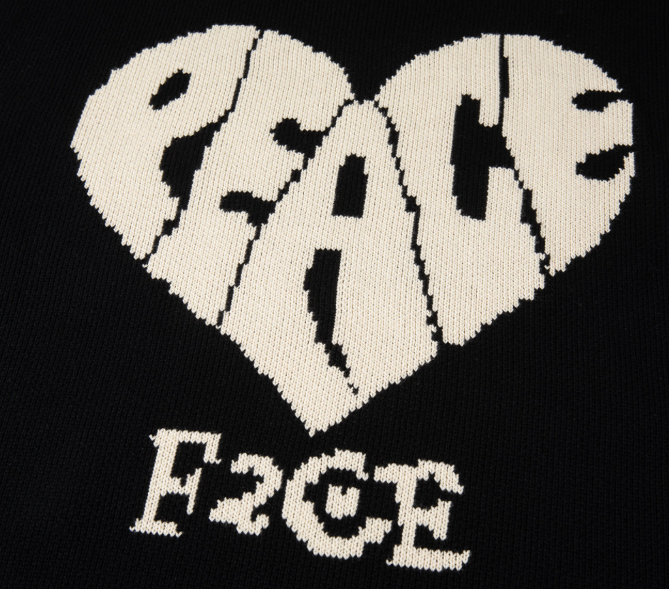 F2CE Love Heart LOGO Knit Sweater