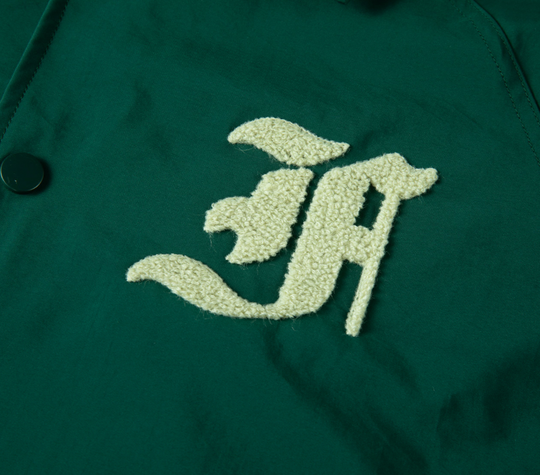 F2CE LOGO Print Towel Embroidery Coach Jacket | Face 3 Face