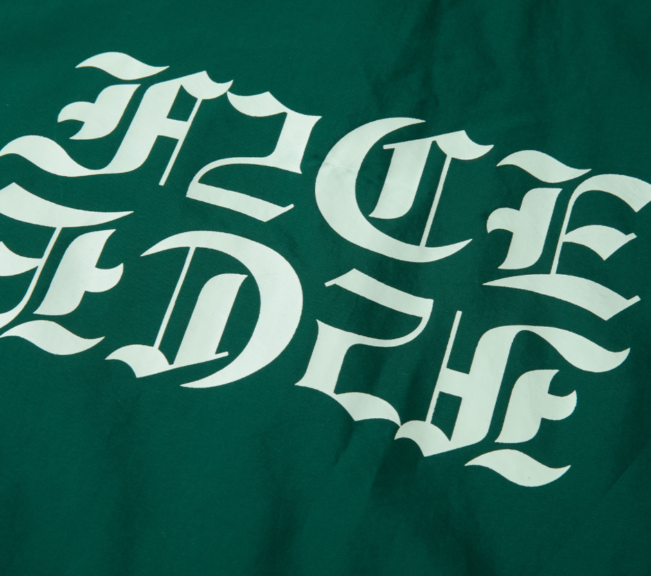 F2CE LOGO Print Towel Embroidery Coach Jacket | Face 3 Face