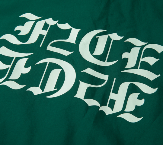 F2CE LOGO Print Towel Embroidery Coach Jacket | Face 3 Face