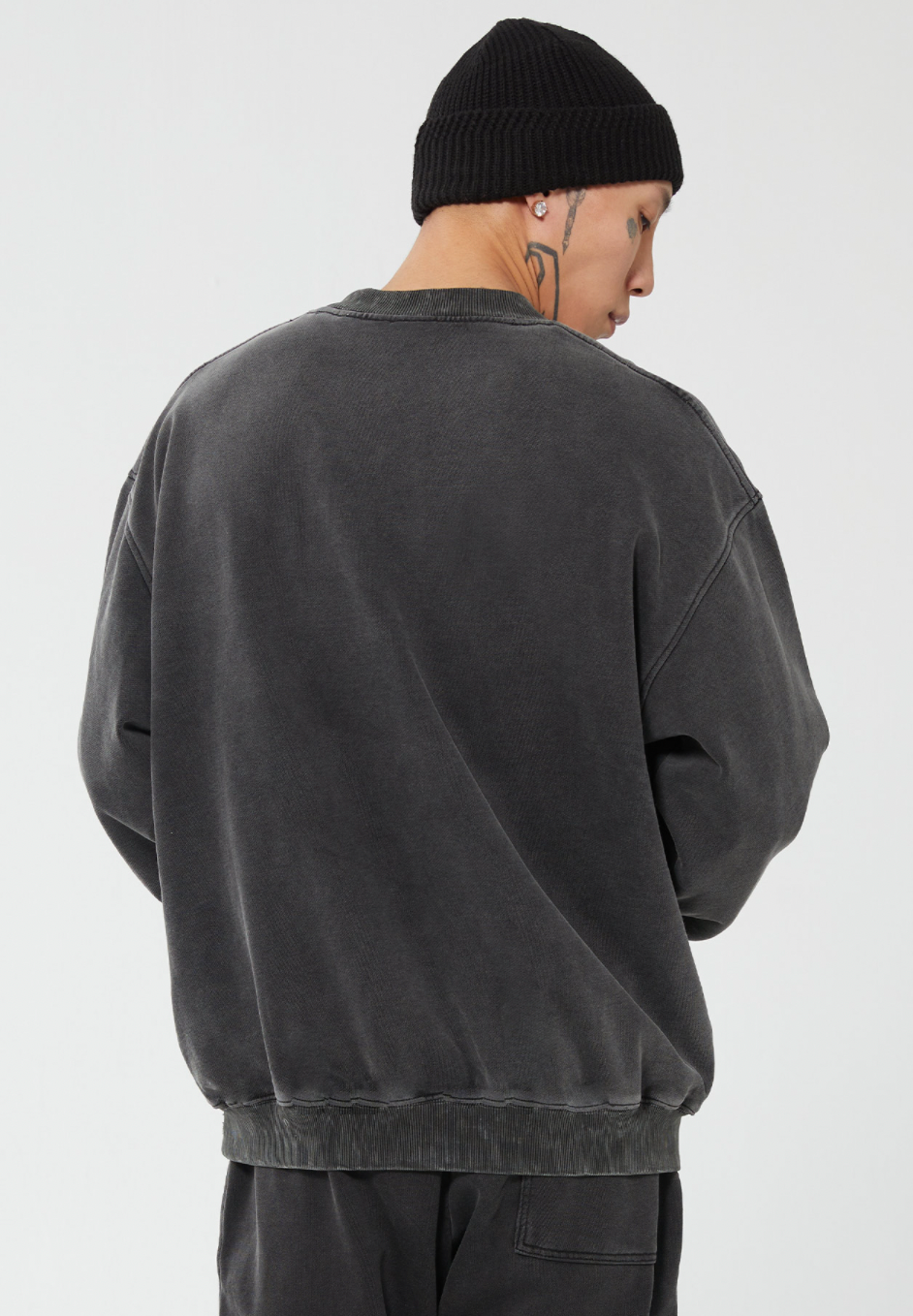 F2CE Embroidered LOGO Basic Pullover Sweatshirts | Face 3 Face