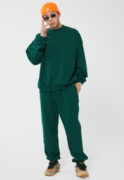 F2CE Embroidered LOGO Basic Pullover Sweatshirts