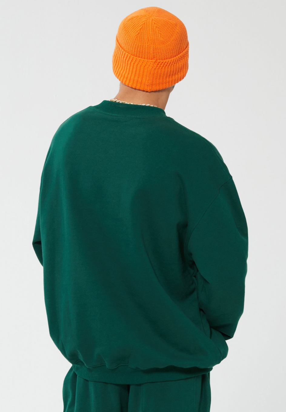 F2CE Embroidered LOGO Basic Pullover Sweatshirts