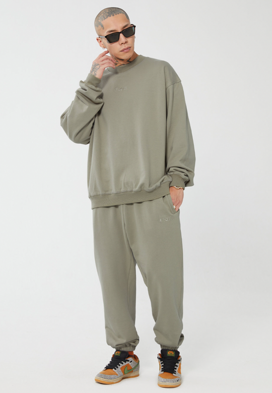 F2CE Embroidered Logo Basic Sweatpants | Face 3 Face