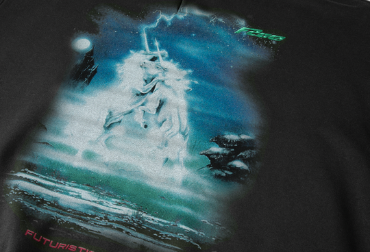 F2CE Retro Vintage Print Polo Sweatshirts | Face 3 Face