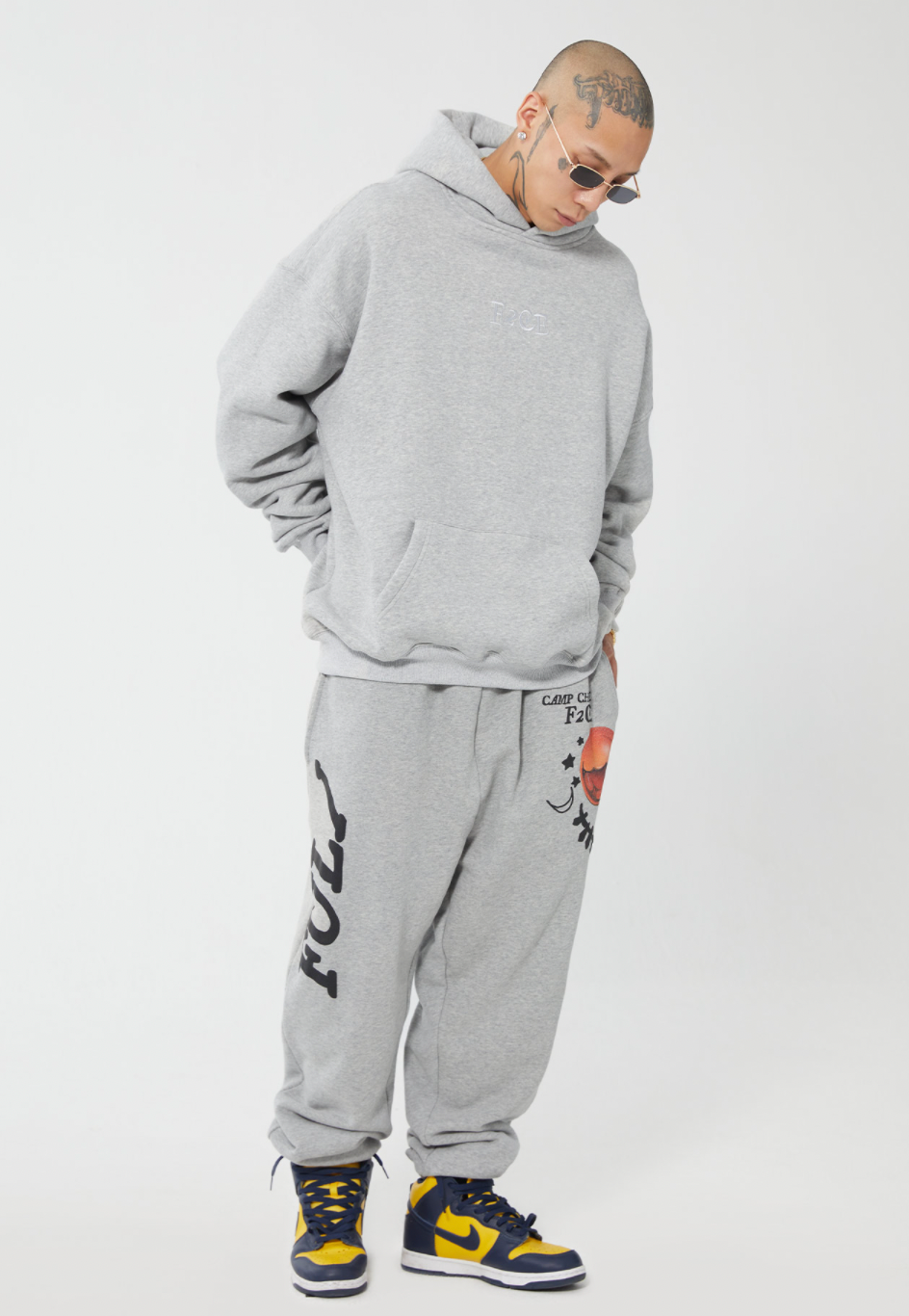 F2CE Foam Print Sweatpants | Face 3 Face