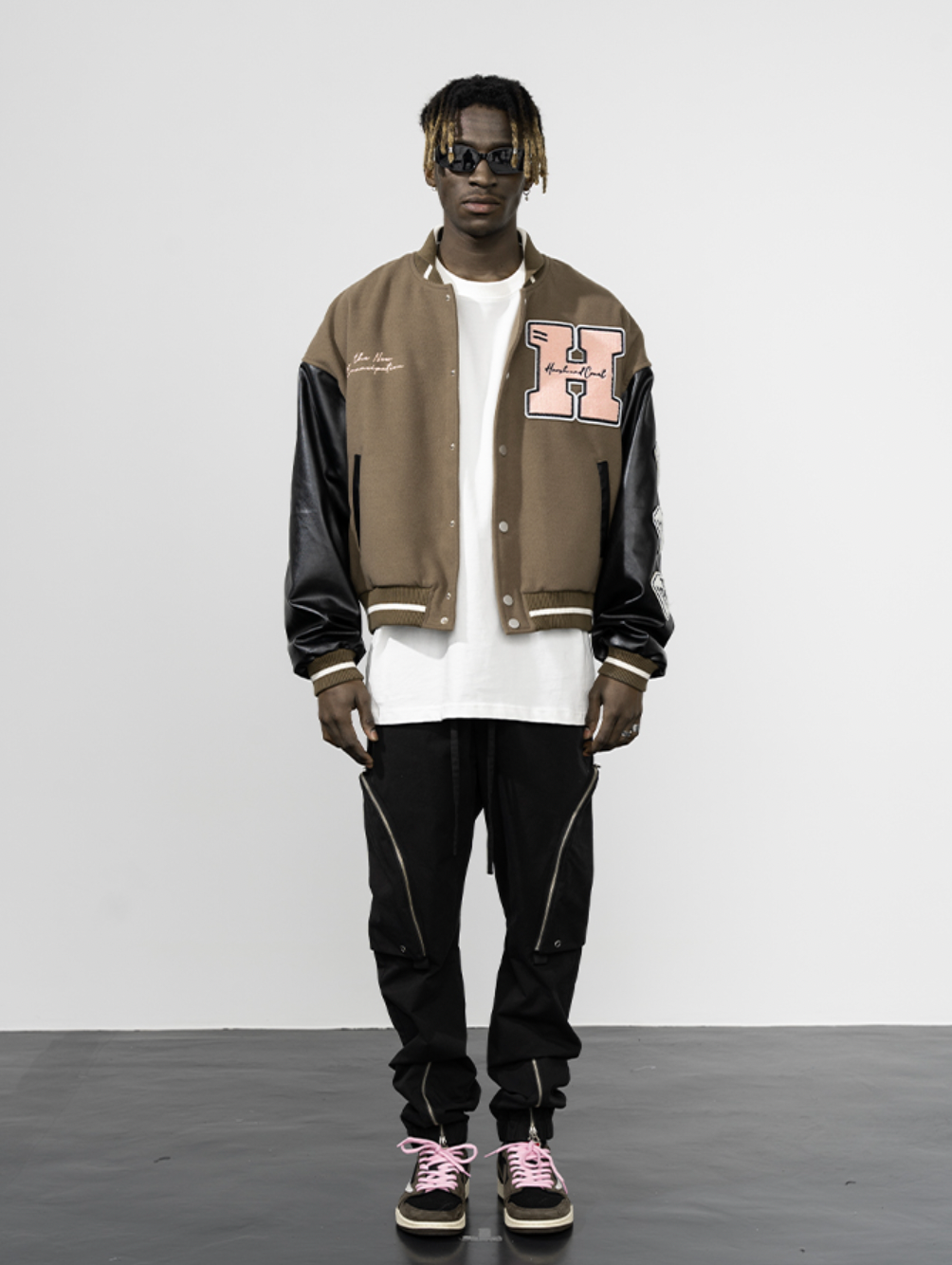 Harsh and Cruel New Century Embroidered Varsity Jacket | Face 3 Face