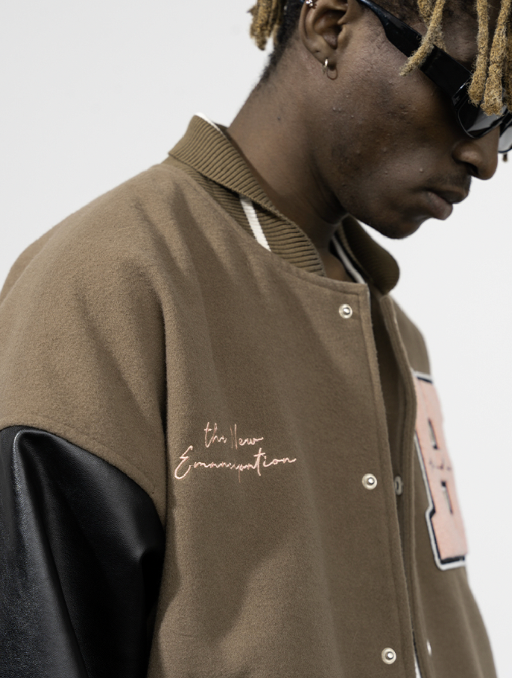 Harsh and Cruel New Century Embroidered Varsity Jacket | Face 3 Face