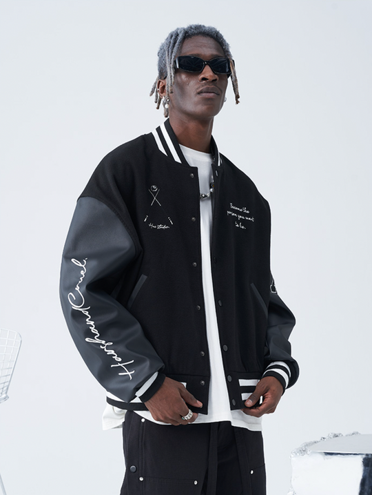 Harsh and Cruel Paisley Eight Ball (8 Ball) Varsity Jacket | Face 3 Face