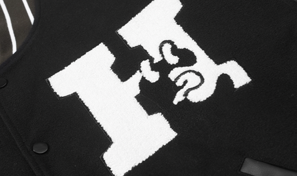 Harsh and Cruel Skeleton Bones Varsity Jacket | Face 3 Face