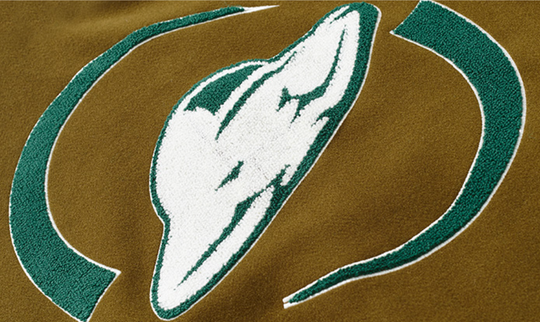 Harsh and Cruel Graffiti Logo Smiley Face Love Heart UFO Varsity Jacket | Face 3 Face