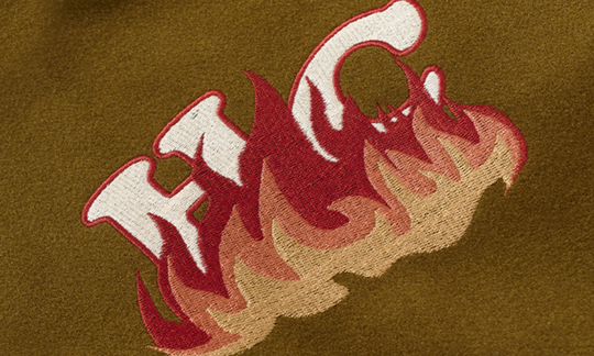 Harsh and Cruel Graffiti Logo Smiley Face Love Heart UFO Varsity Jacket | Face 3 Face