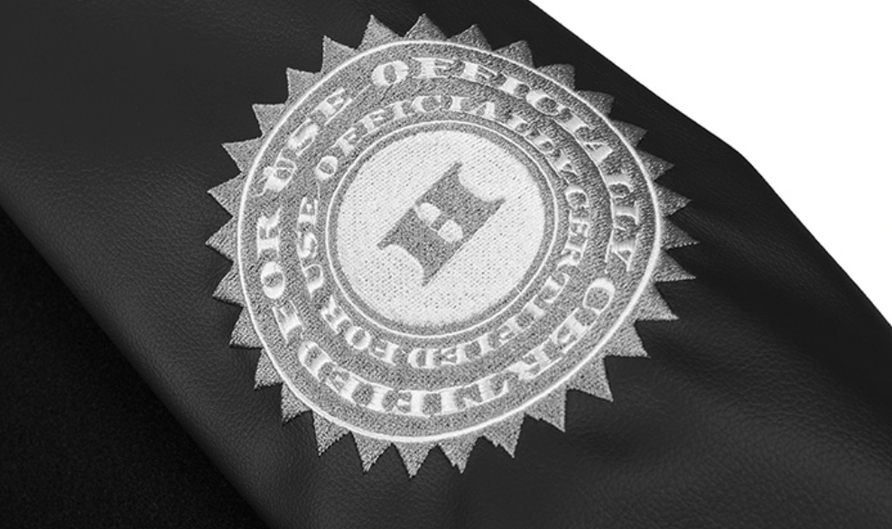 Harsh and Cruel Cross Embroidered Varsity Jacket | Face 3 Face