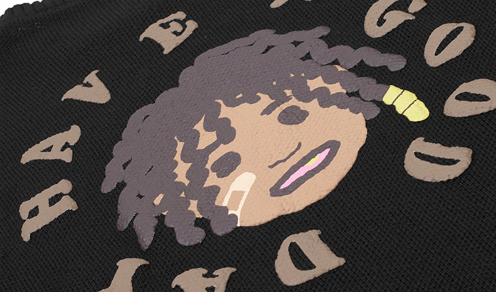 Harsh and Cruel Hand-Painted Kids Circular 3D LOGO Knit Sweater | Face 3 Face