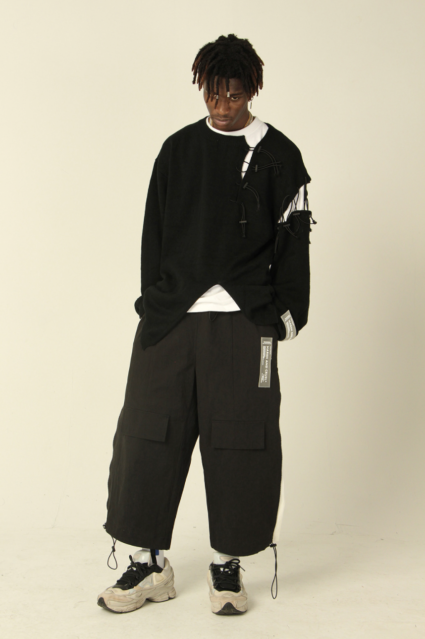 Harsh and Cruel Destruction Knit Sweater | Face 3 Face