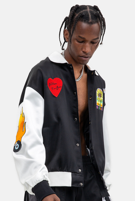 MEDM Cross Sunflower Embroidery Jacket | Face 3 Face