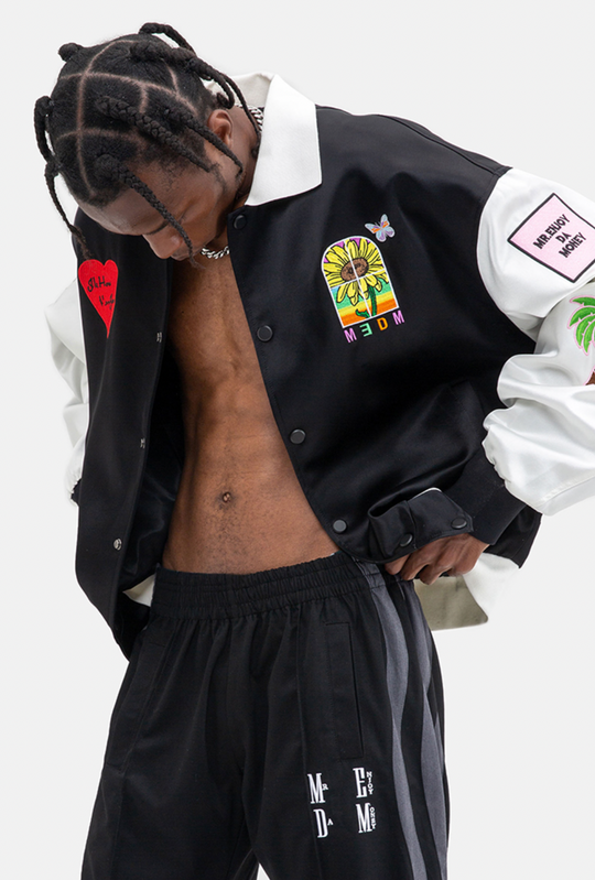 MEDM Cross Sunflower Embroidery Jacket | Face 3 Face