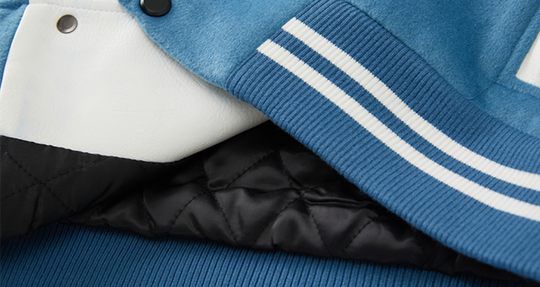 MEDM Rose Embroidery Varsity Jacket | Face 3 Face