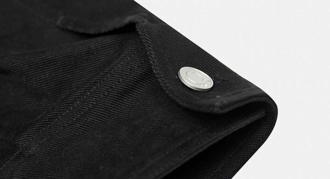 MEDM Embroidered Letters Logo Workwear Jacket | Face 3 Face