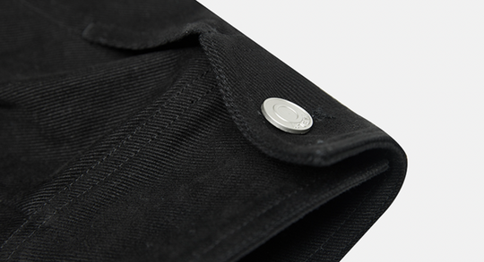 MEDM Embroidered Letters Logo Workwear Jacket | Face 3 Face