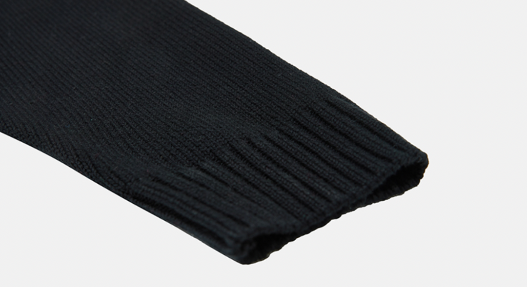 MEDM Embroidered Badge Knit Sweater Cardigan | Face 3 Face