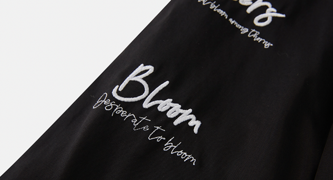 MEDM Flower Letter Embroidery Jacket | Face 3 Face