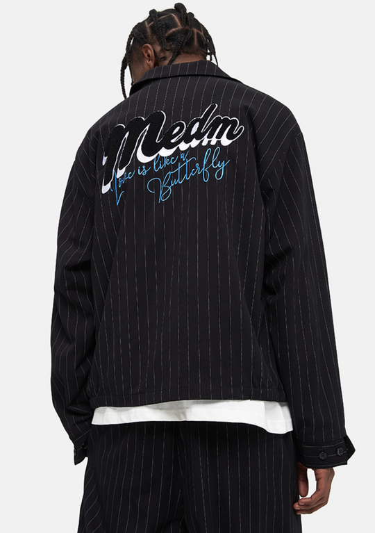MEDM Striped Logo Jacket | Face 3 Face