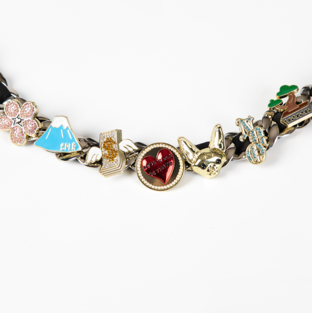 NboStore × Supplier Pearl Love Rotatable Necklace | Face 3 Face