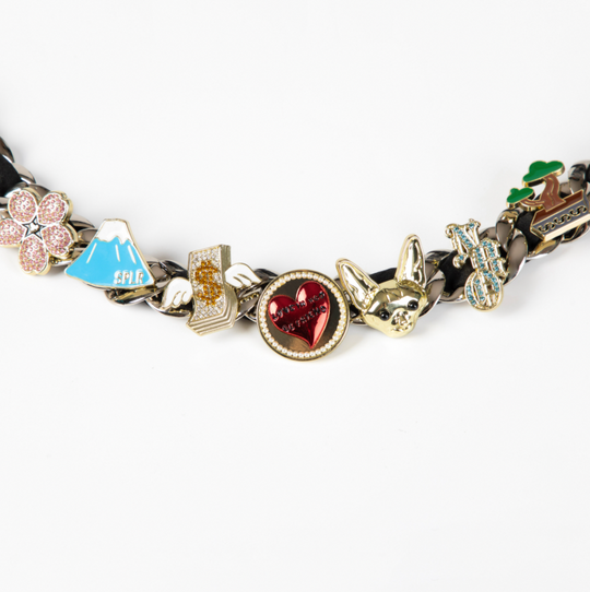 NboStore × Supplier Pearl Love Rotatable Necklace | Face 3 Face