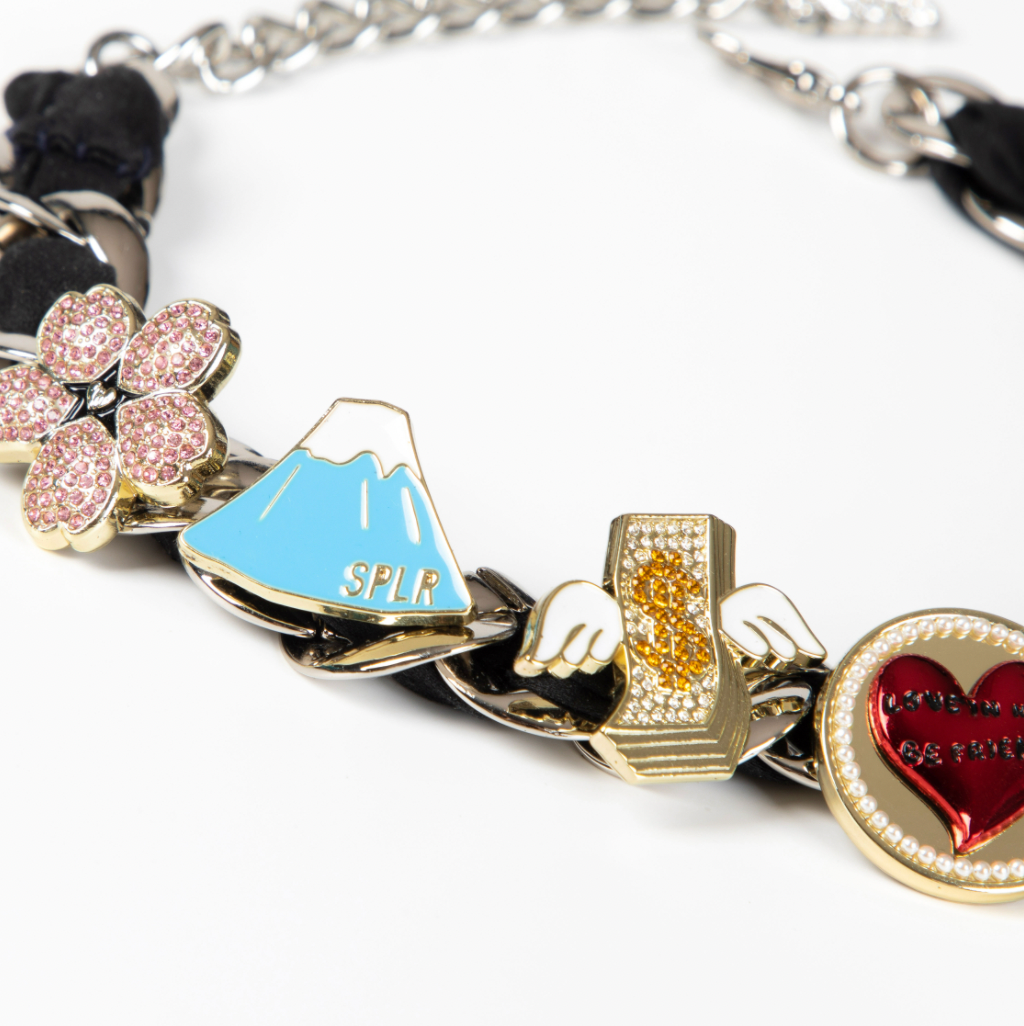 NboStore × Supplier Pearl Love Rotatable Necklace | Face 3 Face