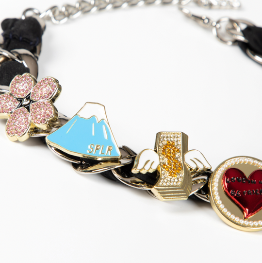 NboStore × Supplier Pearl Love Rotatable Necklace | Face 3 Face