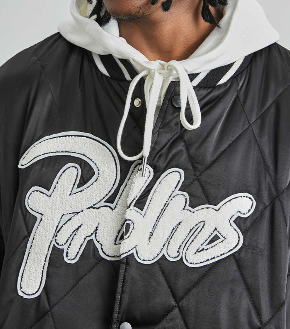 PRBLMS LOGO Embroidery Mercerized Quilted Jacket | Face 3 Face