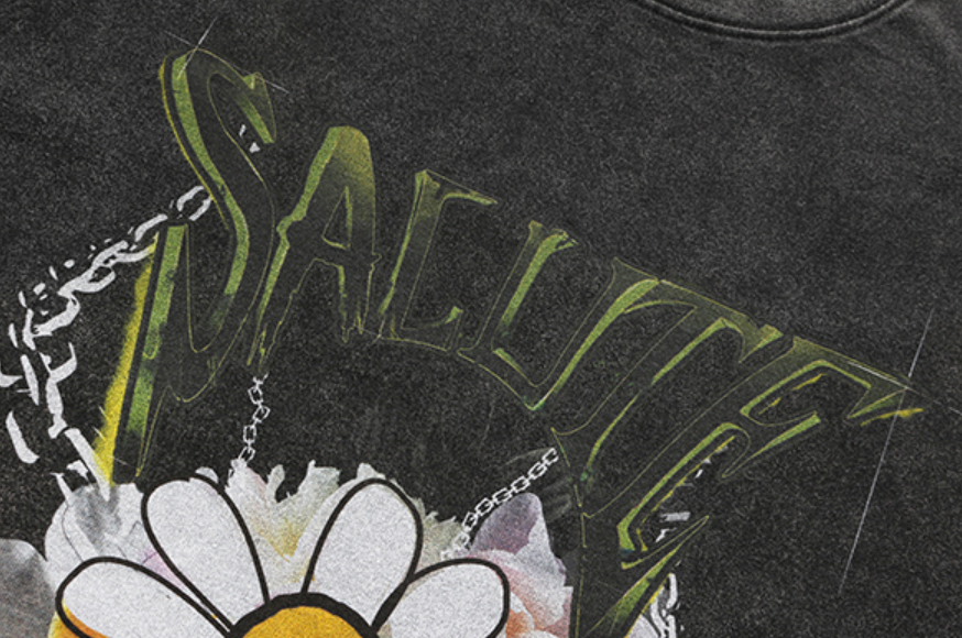 SALUTE Daisy Sunflower Smiley Flower Tee | Face 3 Face