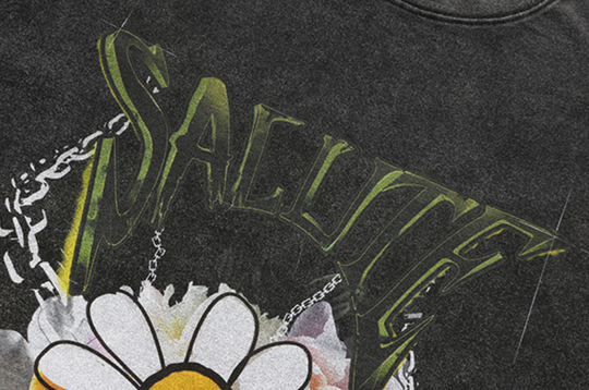 SALUTE Daisy Sunflower Smiley Flower Tee | Face 3 Face