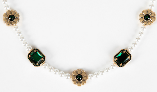 SALUTE Daisy Flower Gemstone Necklace | Face 3 Face