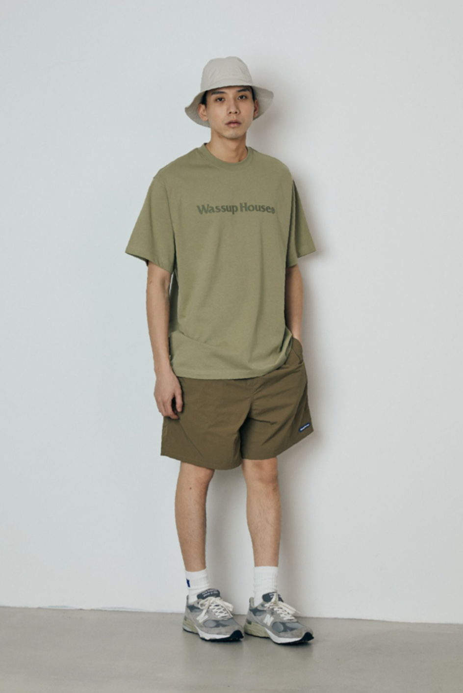 Wassup Basic Large Logo Print Tee | Face 3 Face