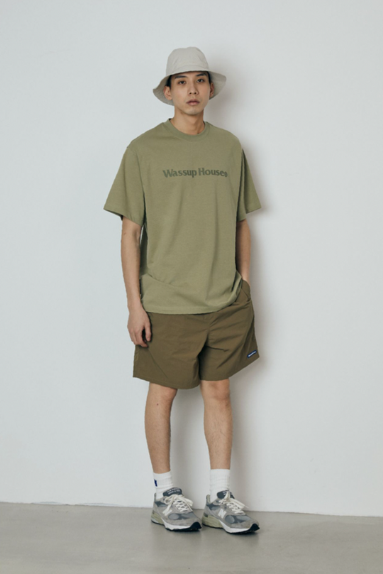 Wassup Basic Large Logo Print Tee | Face 3 Face