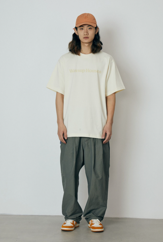 Wassup Basic Large Logo Print Tee | Face 3 Face