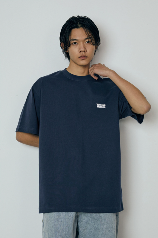 Wassup Basic foam printed Logo Tee | Face 3 Face