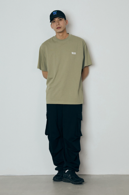 Wassup Basic foam printed Logo Tee | Face 3 Face