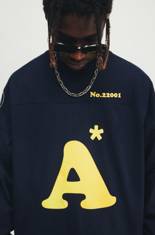 ANTIDOTE Logo Print hockey Long Sleeved Tee | Face 3 Face