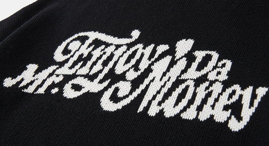 MEDM Flower Font Logo Knit Sweater | Face 3 Face