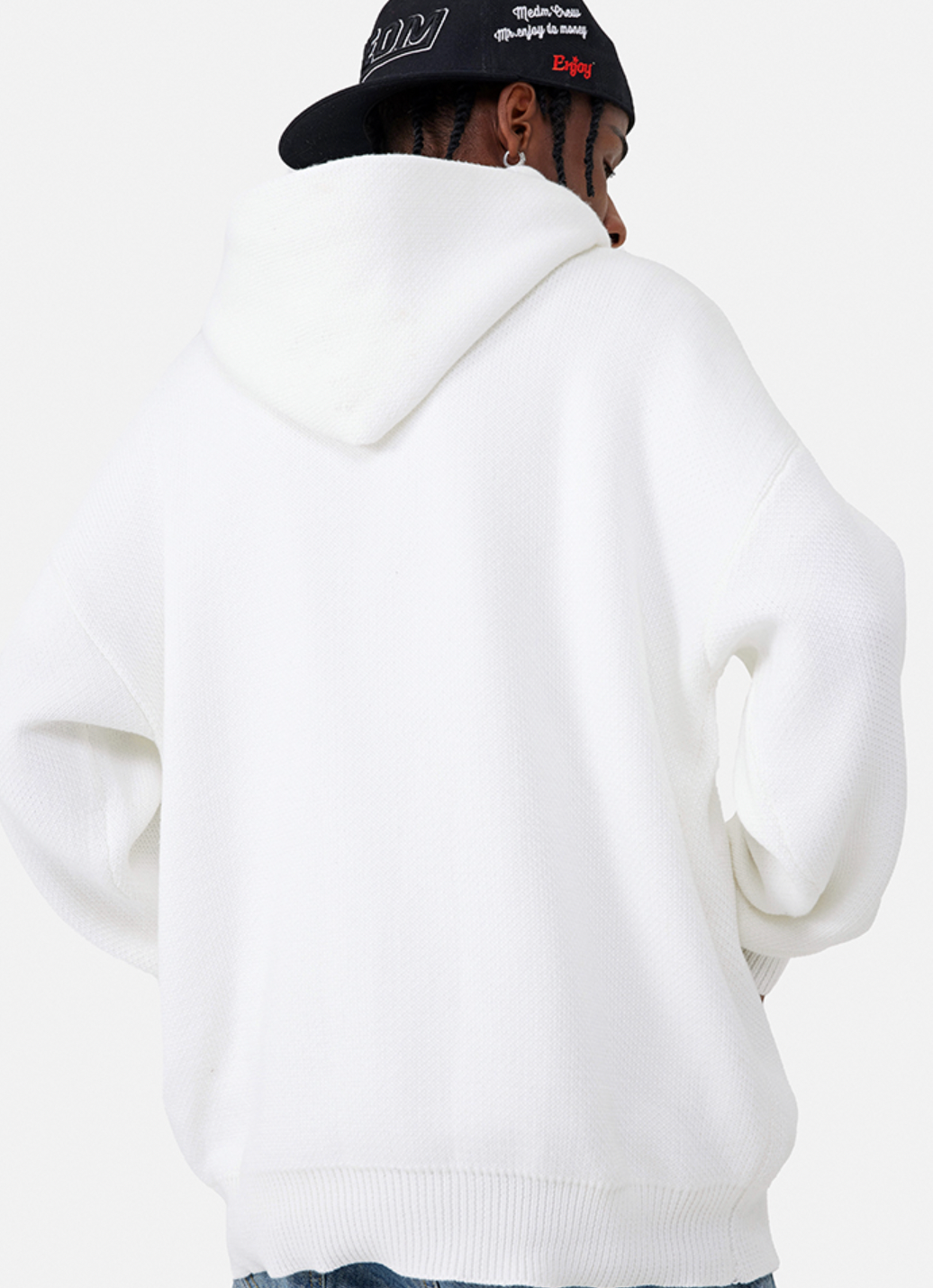 MEDM Logo hooded Knit Sweater | Face 3 Face