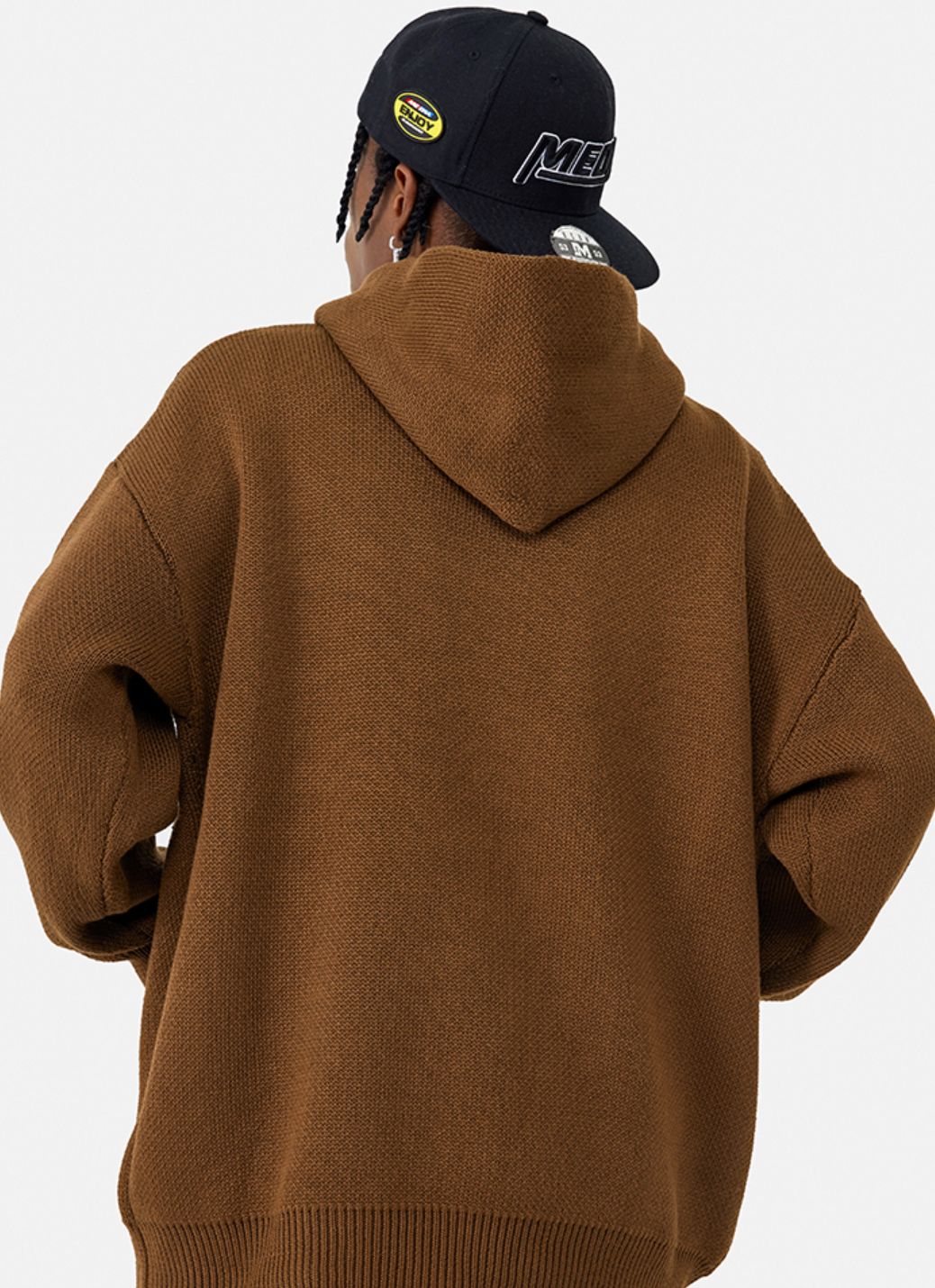 MEDM Logo hooded Knit Sweater | Face 3 Face
