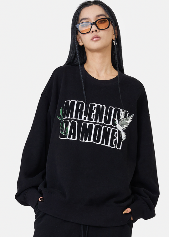 MEDM Three Dimensional Embroidery Sweatshirts | Face 3 Face