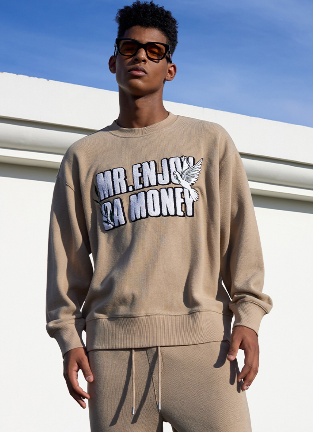 MEDM Three Dimensional Embroidery Sweatshirts | Face 3 Face